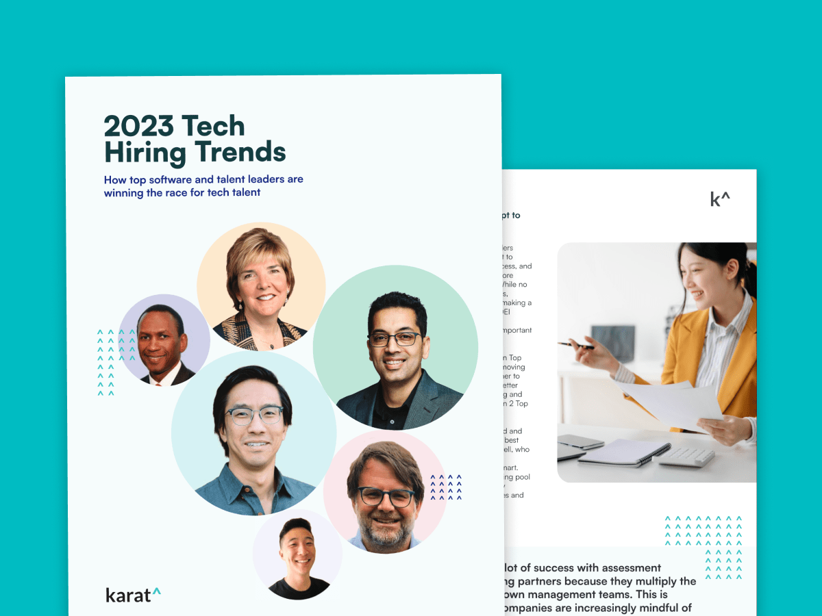 Top Software Leaders Share Their Blueprints for Hiring Engineers in Karat’s 2023 Tech Hiring Trends Report image