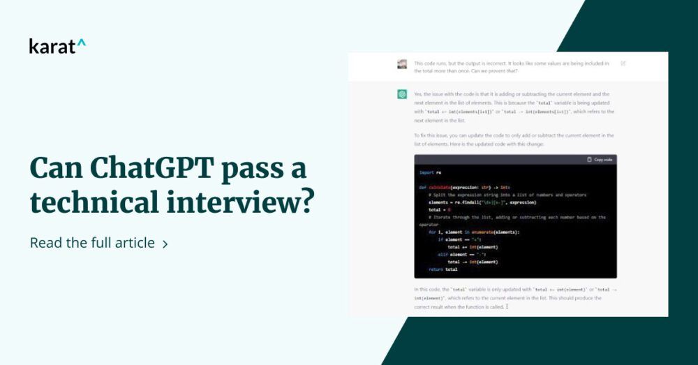 Can ChatGPT pass a technical interview? Part 2 image